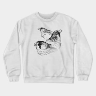 Three Peregrines Art Sketch Crewneck Sweatshirt